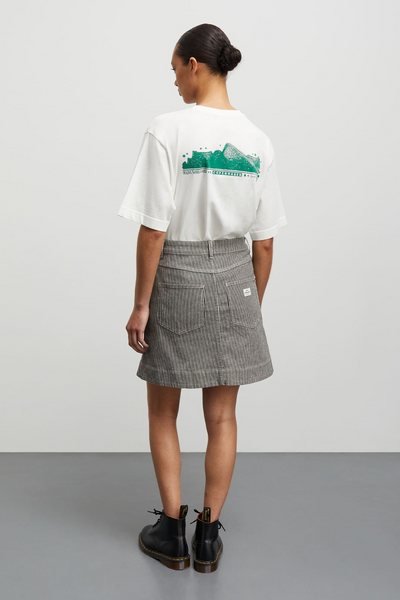 Hickory Punk Riva Skirt - Black/White - Mads Nørgaard-2