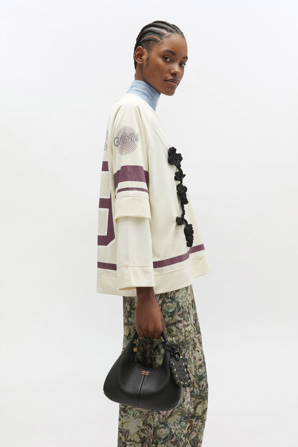 Hobo Mini Grained A6976 - Black - GANNI