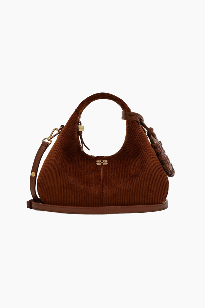 Hobo Mini Hobo Corduroy - Tortoise Shell - GANNI