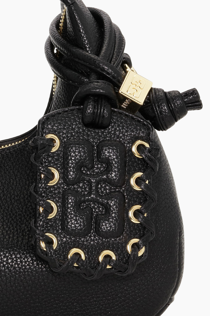 Hobo Mini Grained A6976 - Black - GANNI