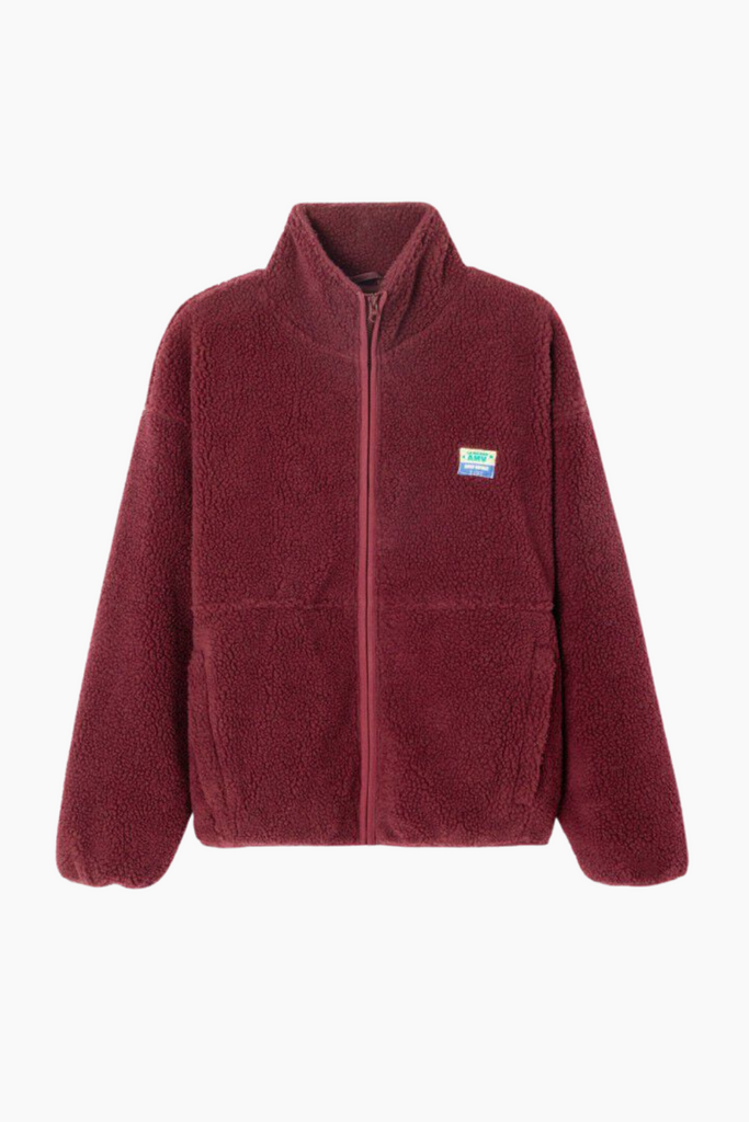 Hoktown Jacket - Burgundy Melange - American Vintage