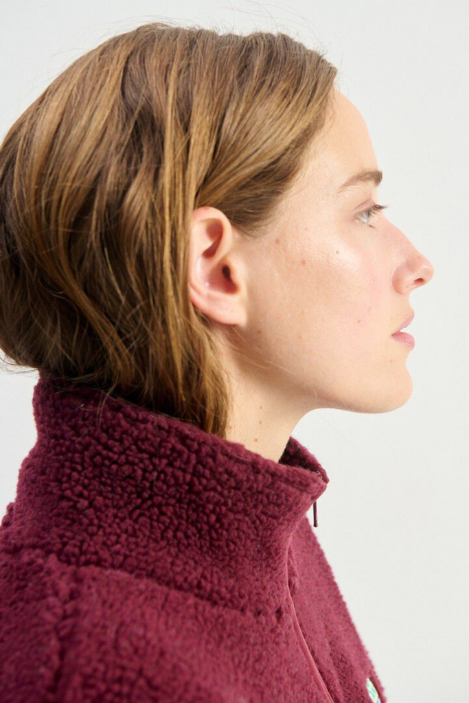 Hoktown Jacket - Burgundy Melange - American Vintage