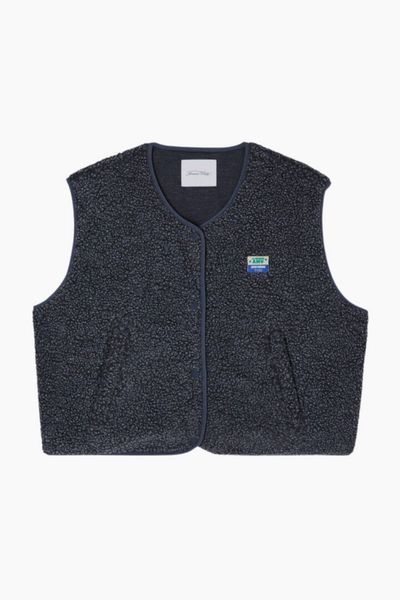 Hoktown Vest - Charcoal Melange - American Vintage
