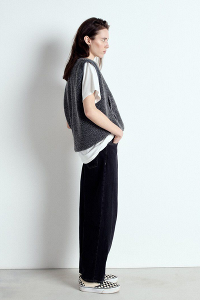 Hoktown Vest - Charcoal Melange - American Vintage