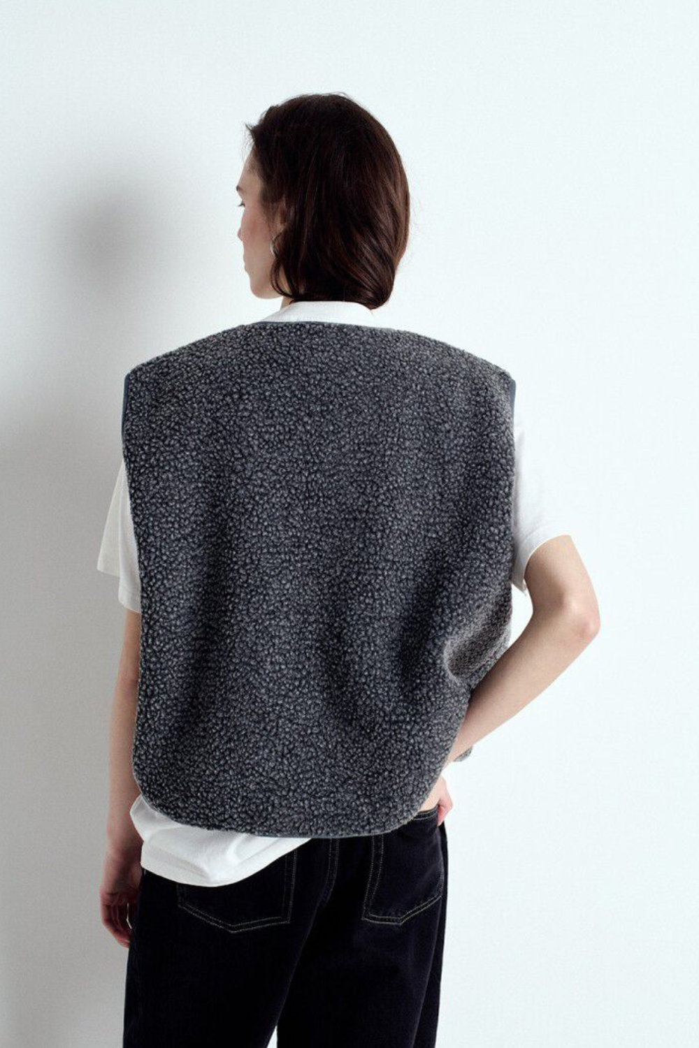 Hoktown Vest - Charcoal Melange - American Vintage