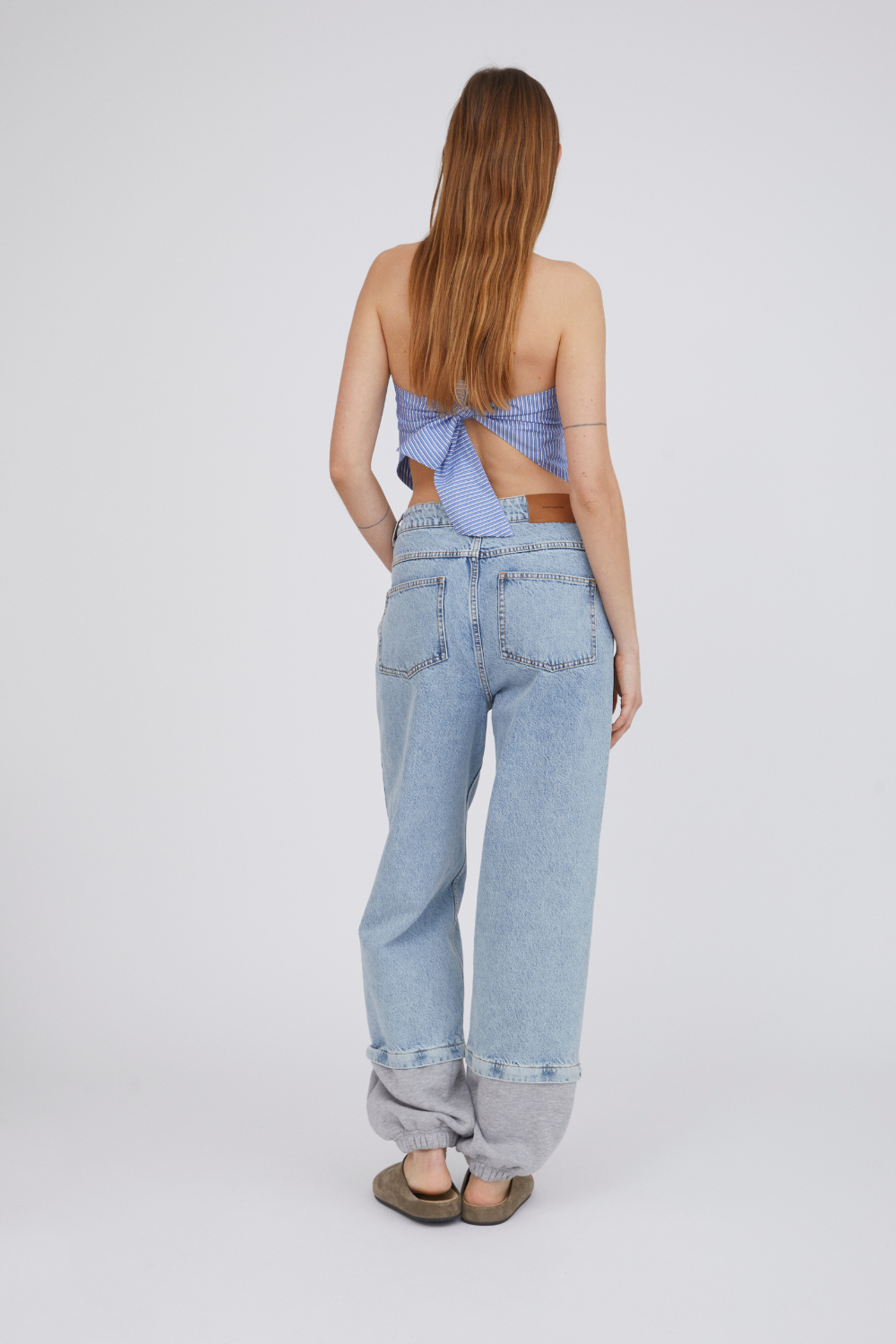 Holiday Wrap Top - Blue Stripe - H2O Fagerholt