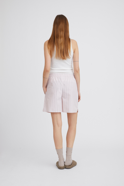 Holiday Shorts - Dusty Rose Stripe - H2O Fagerholt