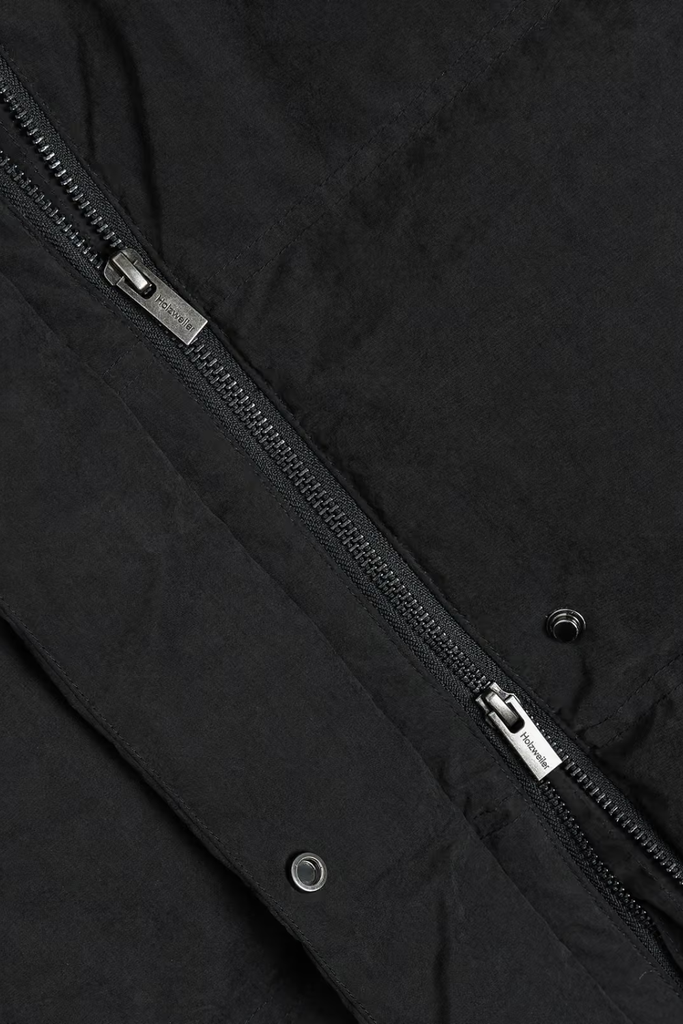 Steilia Brushed Down Coat - Black - Holzweiler