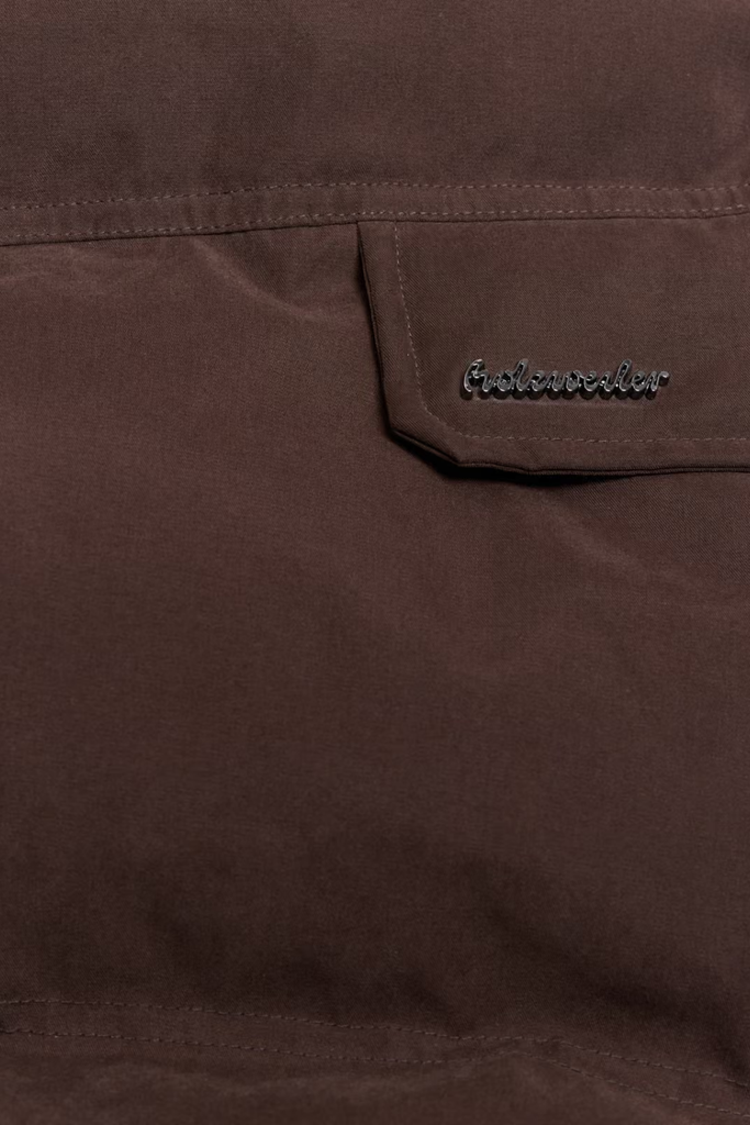 Steilia Brushed Down Jacket - Dk Brown - Holzweiler