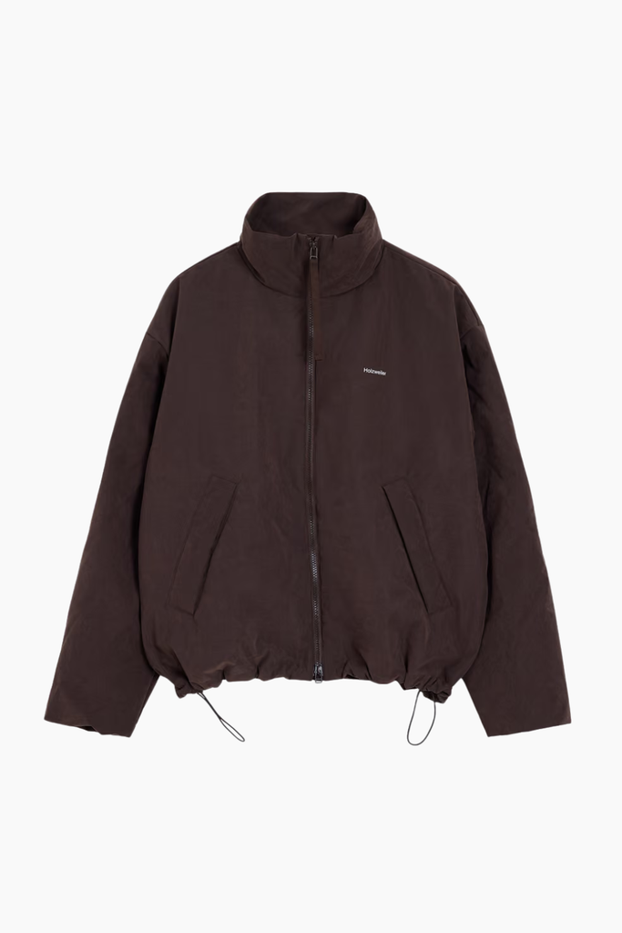 Steilia Brushed Lt Jacket - Dk Brown - Holzweiler