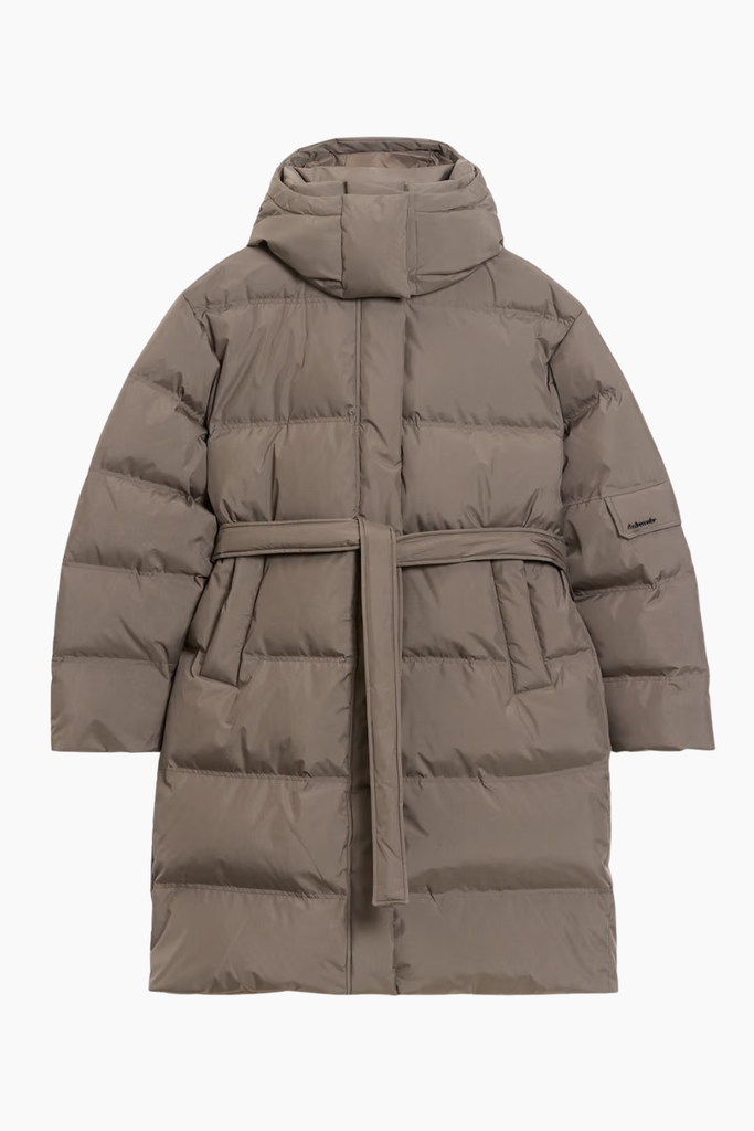 Steilia Ripstop Down Coat - Taupe - Holzweiler