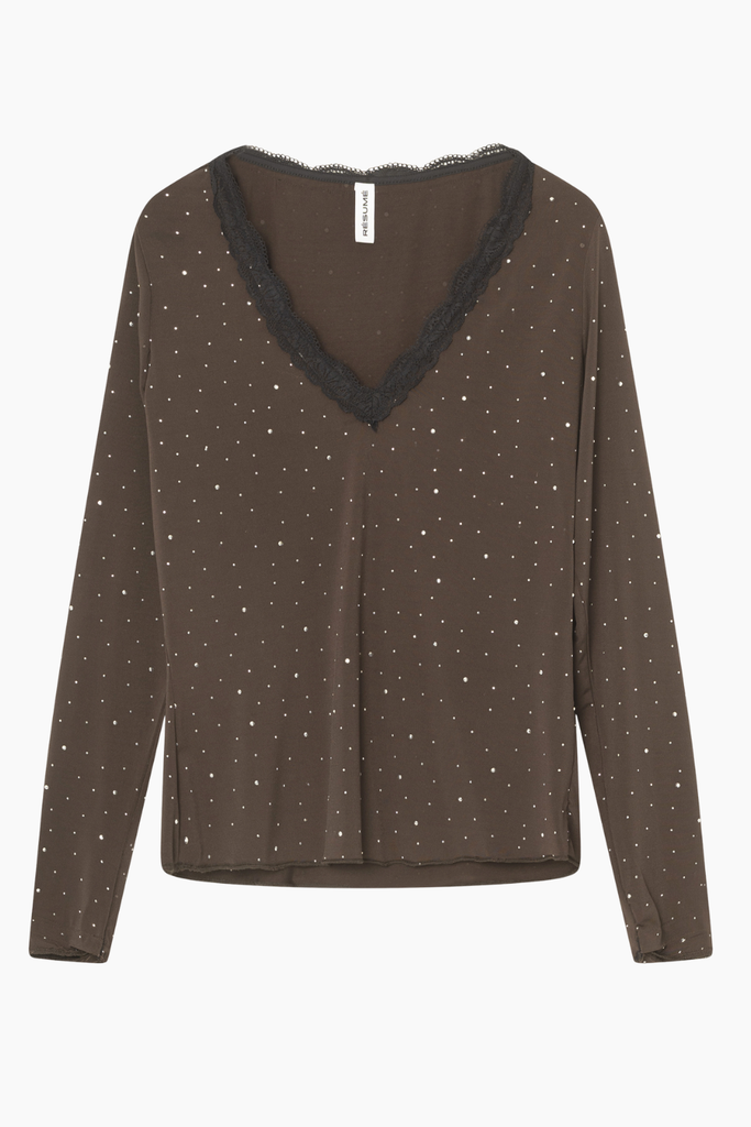 HoneyRS Blouse - Dark Brown - Résumé