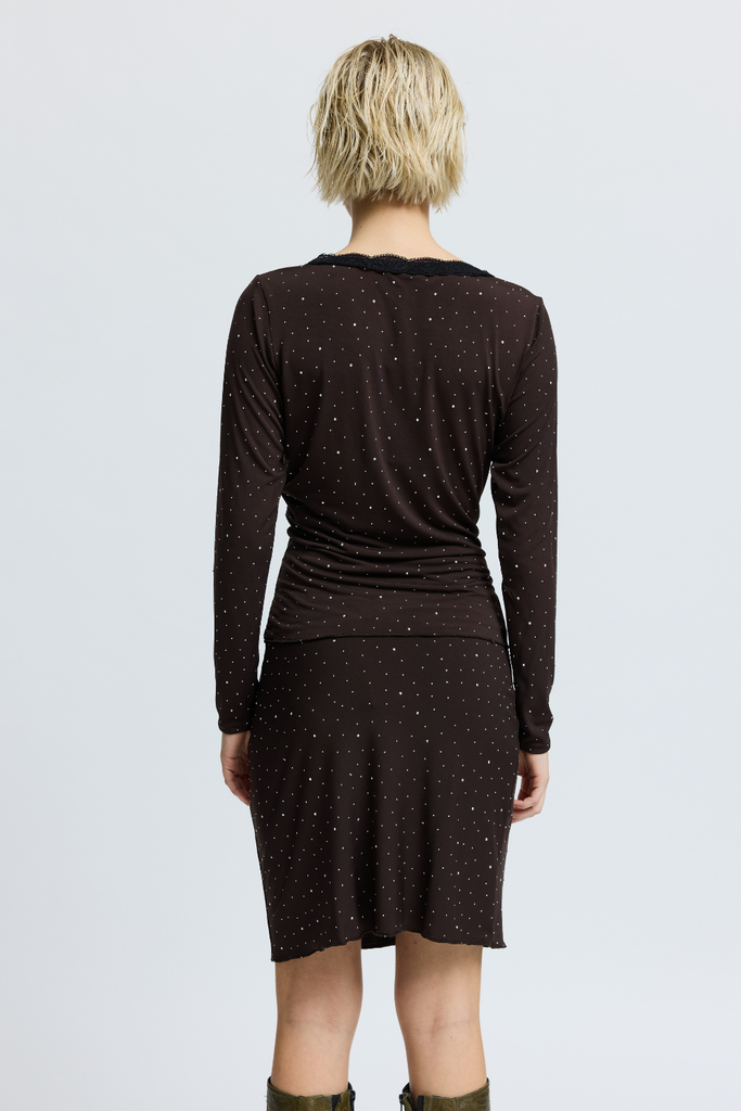 HoneyRS Blouse - Dark Brown - Résumé