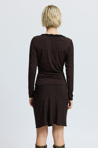 HoneyRS Blouse - Dark Brown - Résumé