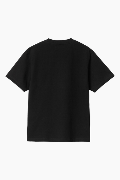 I032215 W' S/S Pocket T-shirt - Black - Carhartt WIP