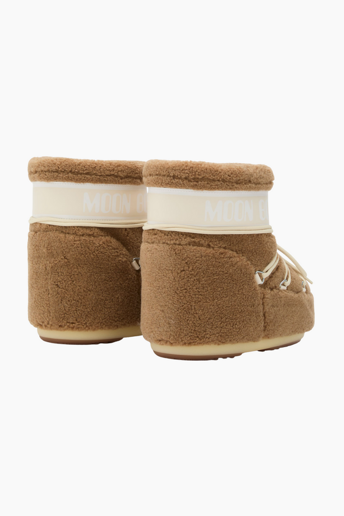 Icon Low Fleece Boots - Camel - Moon Boot