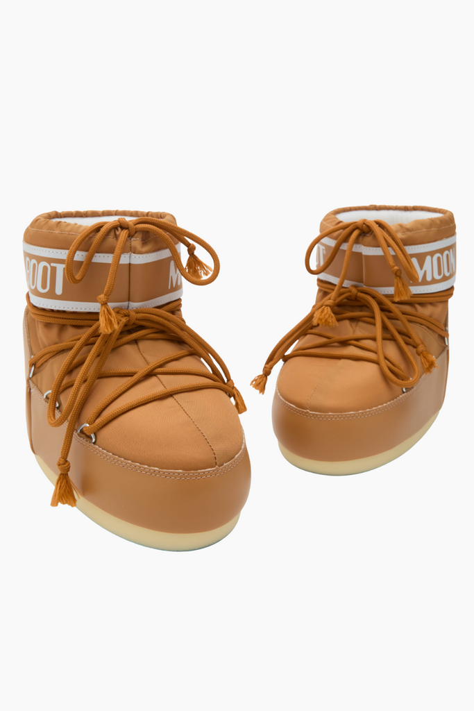 Icon Low Nylon Boots - Cognac - Moon Boot