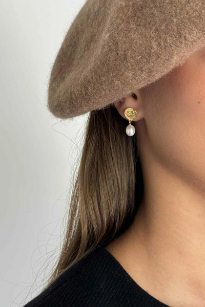 Icona earrings - Forgyldt - Sorelle-1