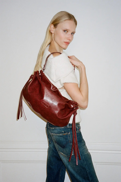 Iris Bag - Maroon - Silfen Studio-4