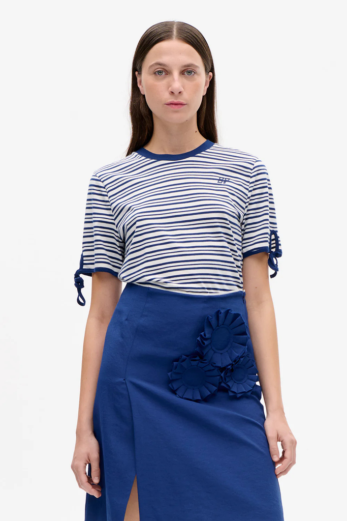 Janet T-shirt - Derby Blue Stripe - Baum und Pferdgarten