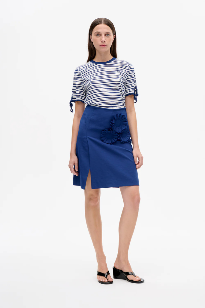 Janet T-shirt - Derby Blue Stripe - Baum und Pferdgarten