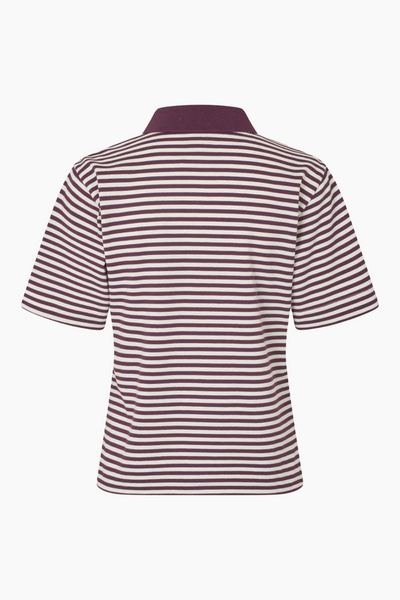 Jeanetta Top - Italian Plum Stripe - Baum und Pferdgarten