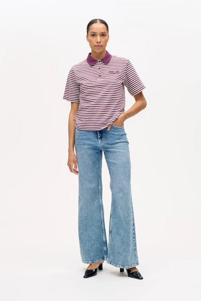 Jeanetta Top - Italian Plum Stripe - Baum und Pferdgarten