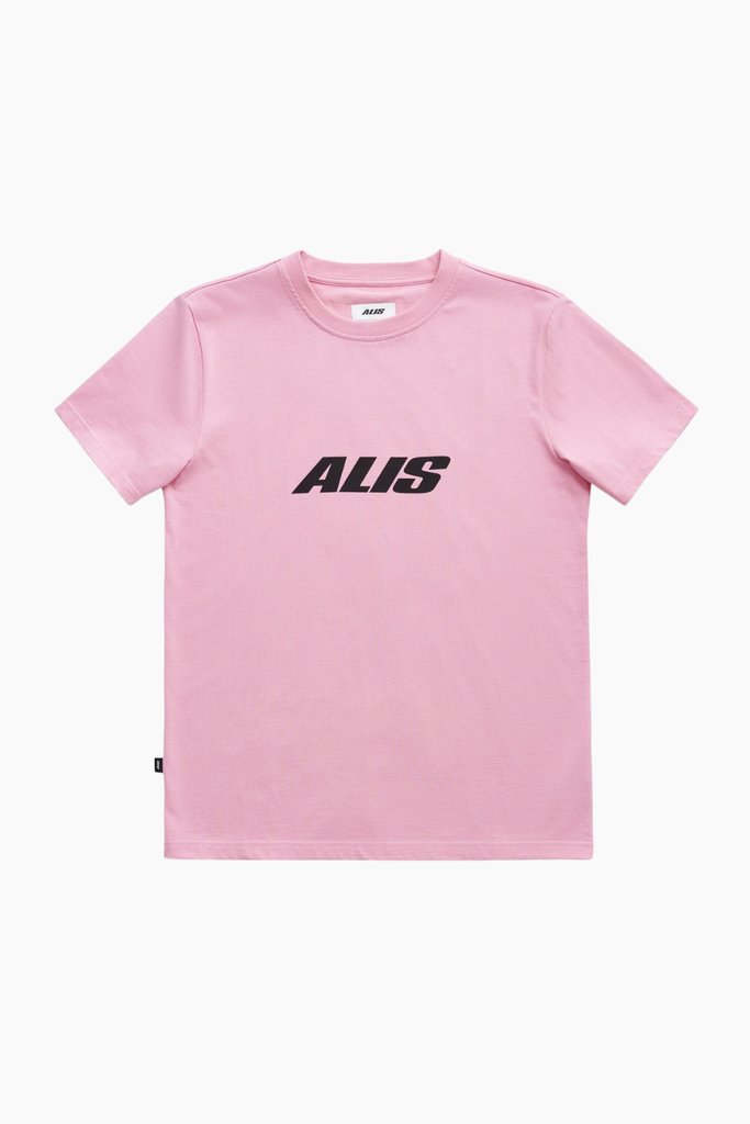 Jeron Essential T-shirt w/ Chest Logo - Solid Pink - ALIS