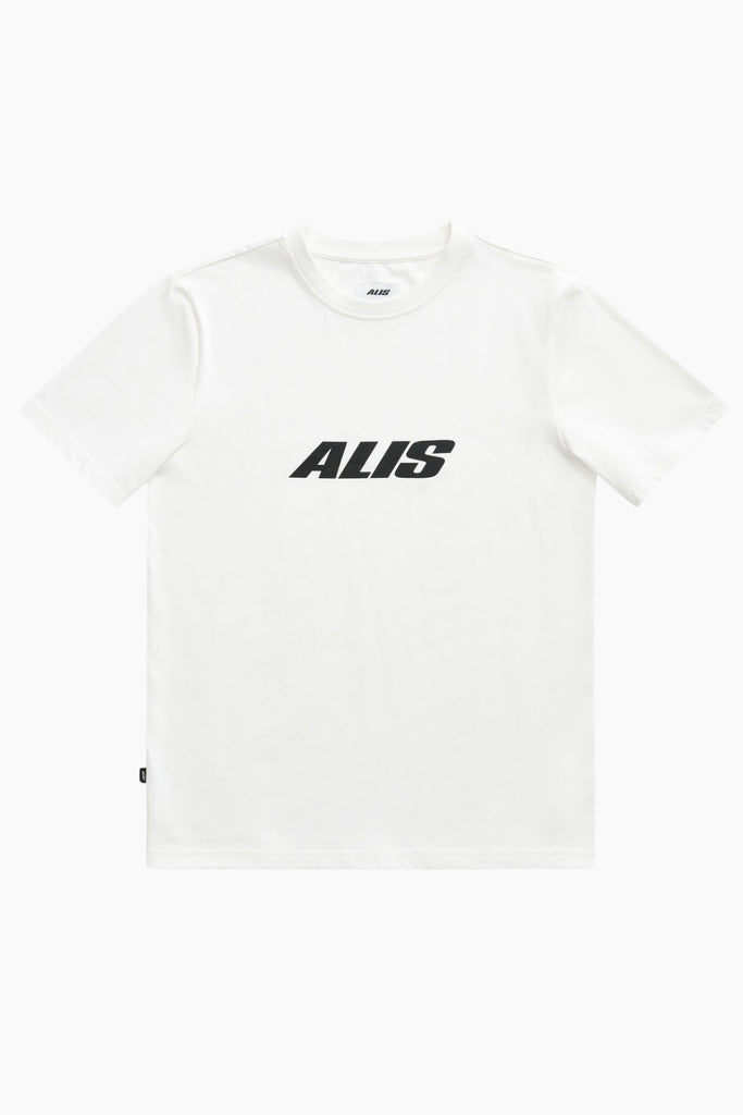 Jeron Essential T-shirt w/ Chest Logo - Solid White - ALIS