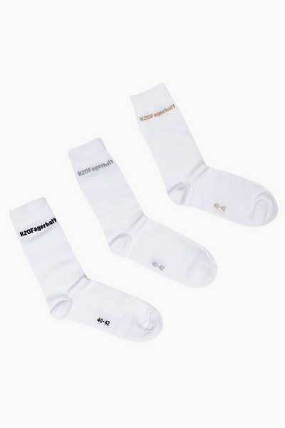 Jet Socks 3 Pack - White - H2O Fagerholt
