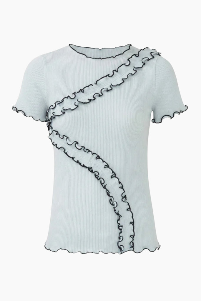 Kaia Seamless Top - Baby Blue - OpéraSPORT