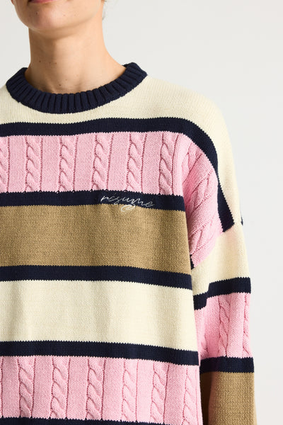 KarloRS Knit Pullover - Multi Pink - Résumé