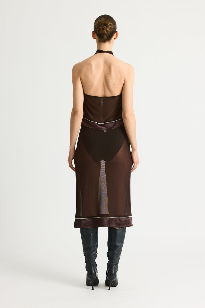 KendraRS Skirt - Dark Brown - Résumé