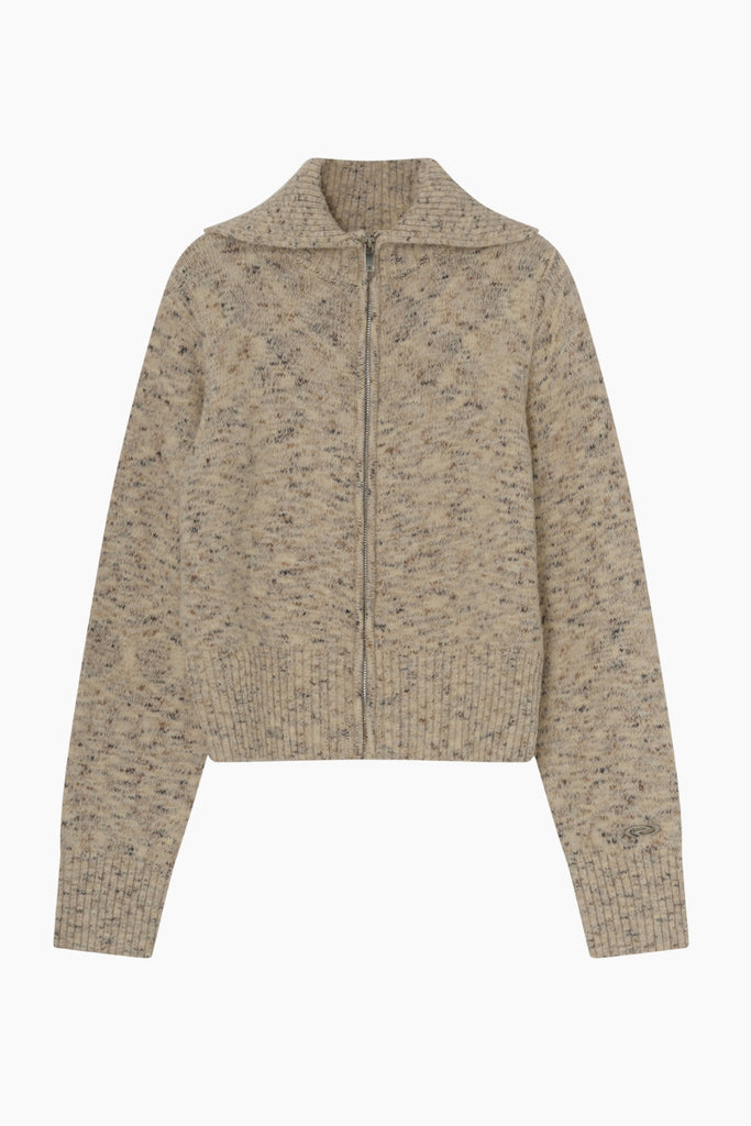 KiannaRS Knit Zip - Creme - Résumé