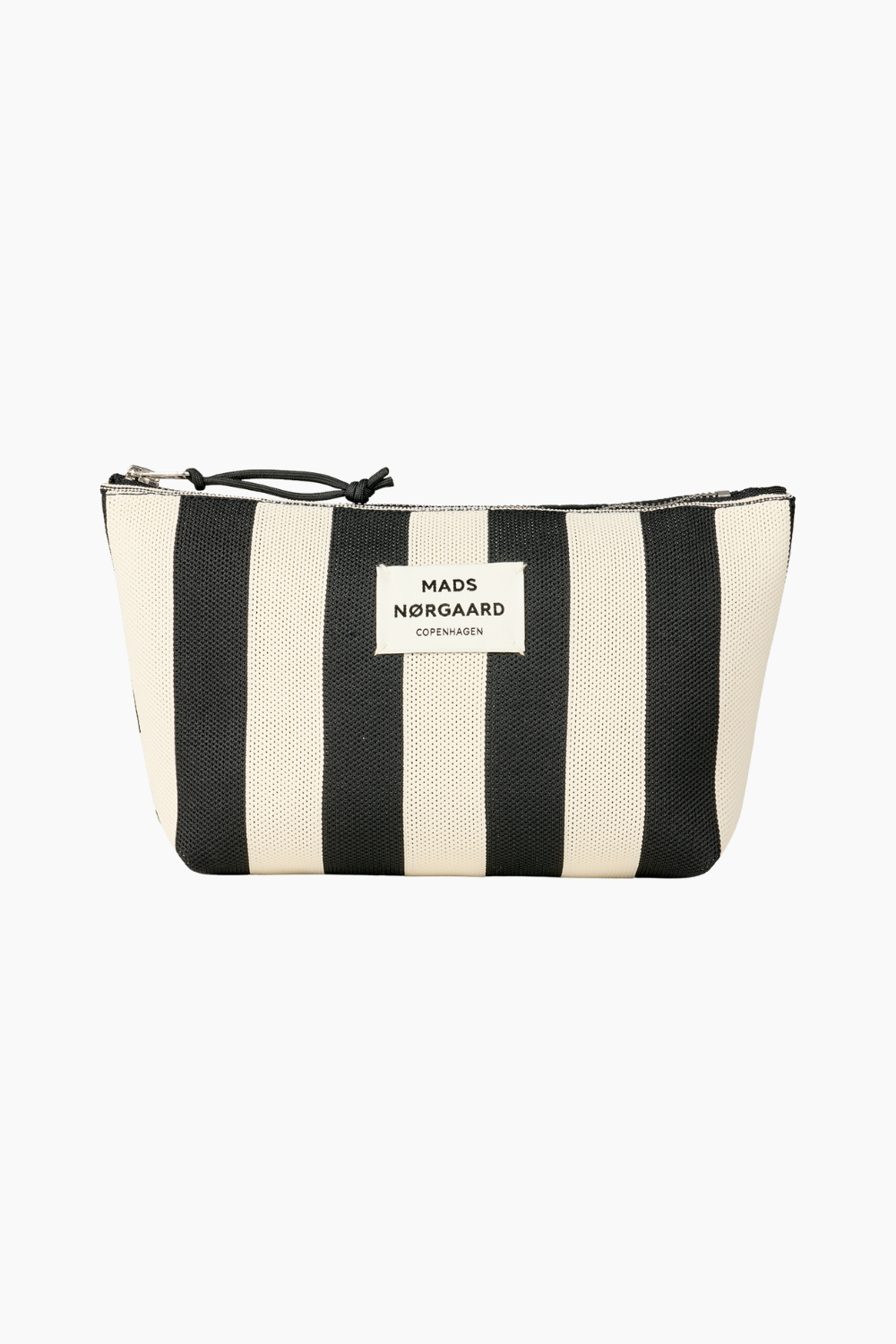 Knit Stripe Hof Make-Up Bag - Black - Mads Nørgaard