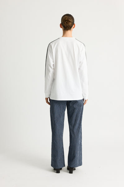 KorbinRS LS Tee - White - Résumé