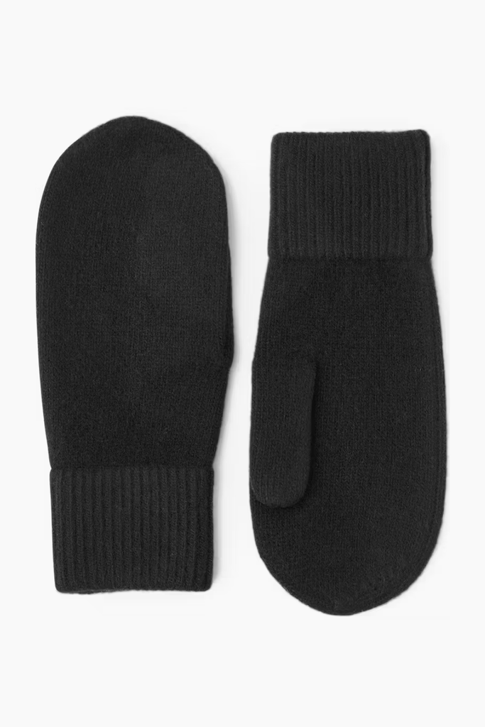Ladies' Cashmere Mitt 2½ Bt - Black - Hestra