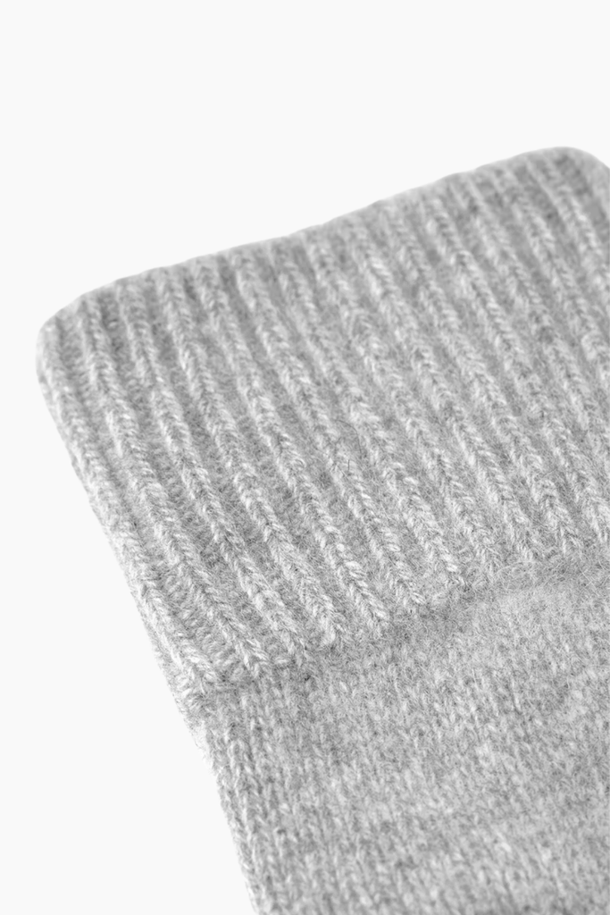 Ladies' Cashmere Mitt 2½ Bt - Light Grey - Hestra