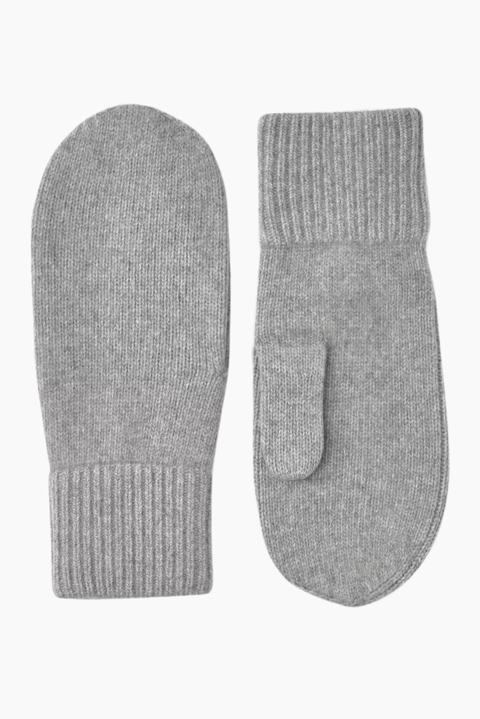 Ladies' Cashmere Mitt 2½ Bt - Light Grey - Hestra