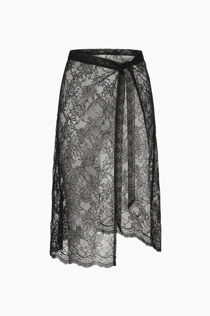 Laerke Lace Skirt - Black - byQNTS