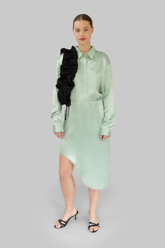 Lea Skirt - Smoke Green - OpéraSPORT