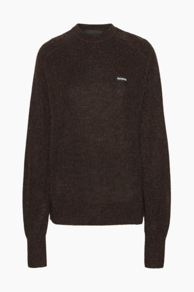 Light Knit Logo Sweater - Chicory Coffee - Rotate