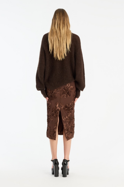 Light Knit Logo Sweater - Chicory Coffee - Rotate