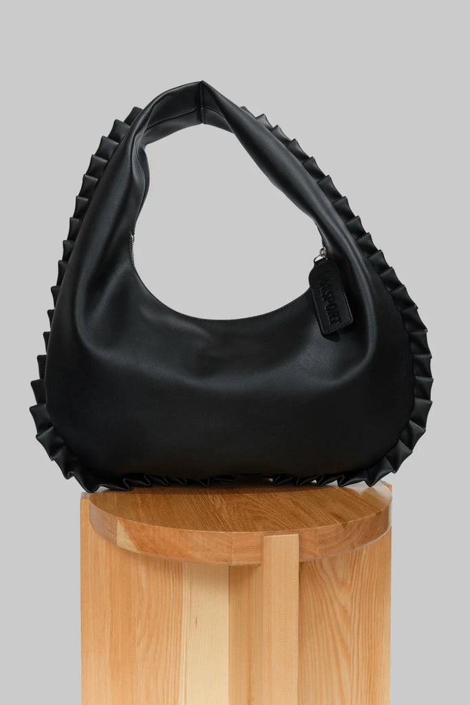 Liv Vegan Leather Bag - Black - OpéraSPORT
