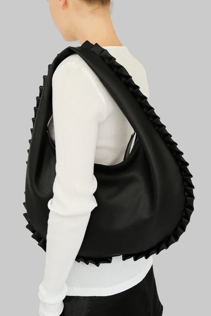 Liv Vegan Leather Bag - Black - OpéraSPORT