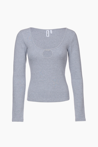 LucyRS Blouse - Grey Melange - Résumé