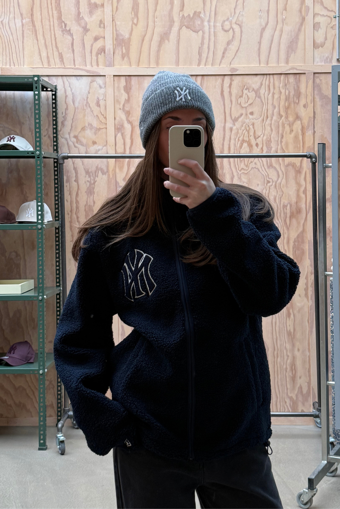 MLB Sherpa Jacket - Navy - New Era