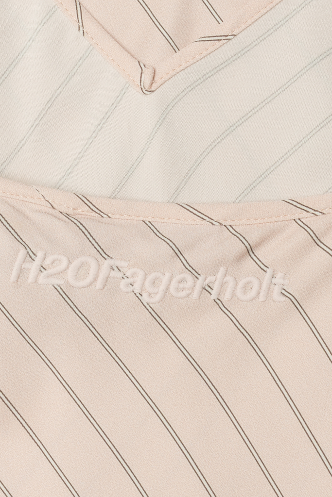 Mallorca Dress - Dusty Rose Stripe - H2O Fagerholt