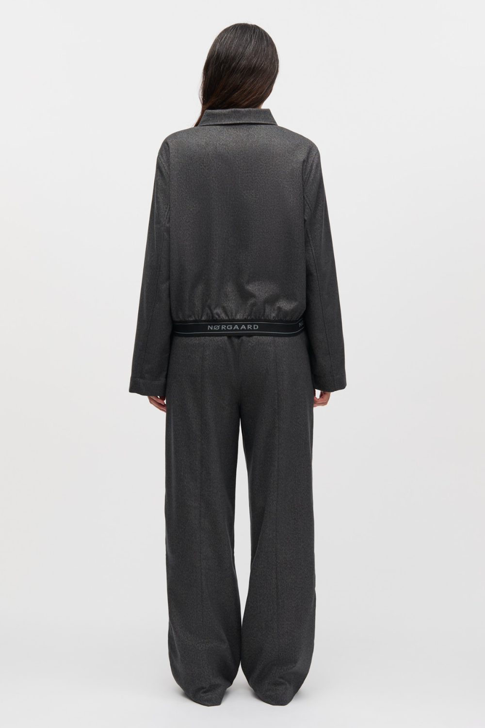 Melange Selena Jacket - Dark Grey Melange - Mads Nørgaard