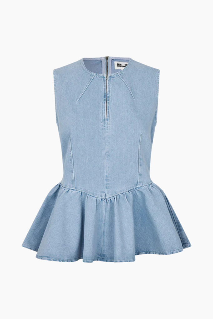 Merja Top - Light Denim Rinse - Baum und Pferdgarten